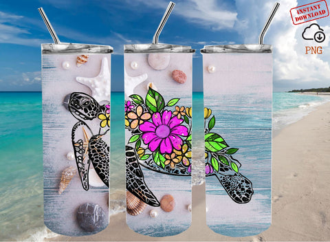 Sea Turtle Png, Sea Turtle Tumbler, beach tumbler, beach tumbler png, Turtle Png, Water Color Sea Turtle Png, Under The Sea Png, Svg Turtle SVG 1966digi 