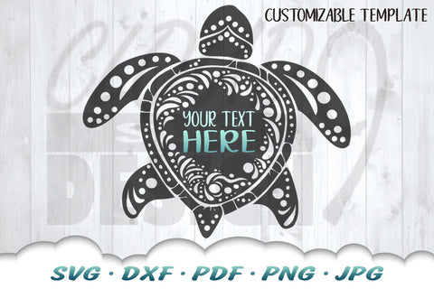 Turtle SVG, PNG, PDF, Layered Turtles SVG