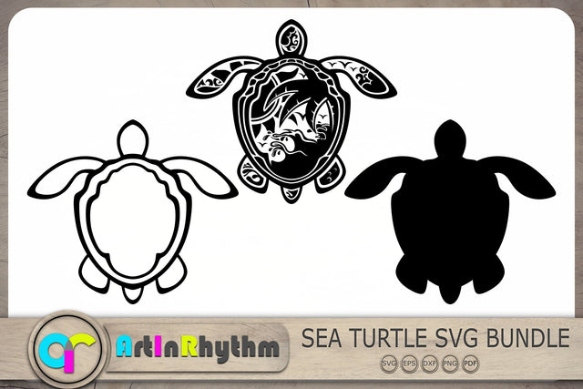 Sea Turtle Svg Bundle, Sea Turtle Svg, Sea Creatures Svg, Summer Svg SVG Artinrhythm shop 