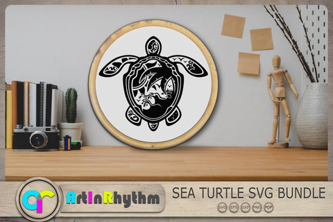 Sea Turtle Svg Bundle, Sea Turtle Svg, Sea Creatures Svg, Summer Svg SVG Artinrhythm shop 