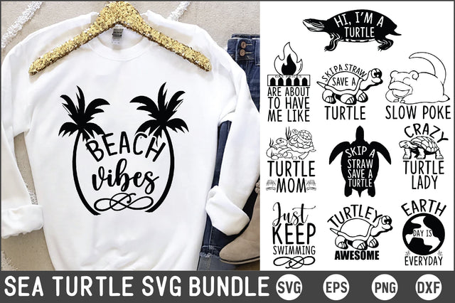 Sea Turtle SVG Design Bundle SVG Creativeart88 