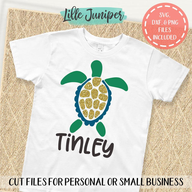 Sea Turtle SVG | Summer SVG | Kids SVG SVG LilleJuniper 
