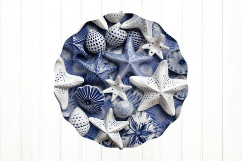 Sea Wind Spinner Sublimation. Shell Wind Spinner PNG. Sublimation Olga Terlyanskaya 