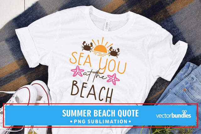 Sea you at the beach sublimation Sublimation vectorbundles 