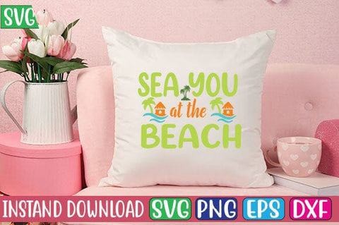 Sea You at the Beach SVG Cut File SVG Studio Innate 