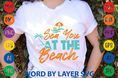 Sea You At The Beach SVG Design SVG Rafiqul20606 
