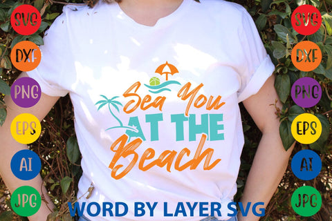 Sea You At The Beach SVG Design SVG Rafiqul20606 