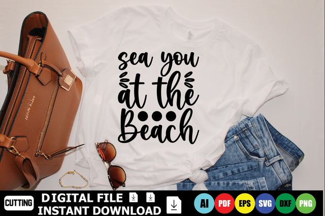 Sea You At The Beach SVG Shahin alam 