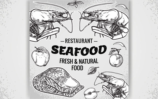 Seafood Fish, Apple Isolated Graphic SVG naemmiah021 