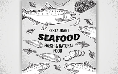 Seafood Restaurant with Fresh & Natural SVG naemmiah021 