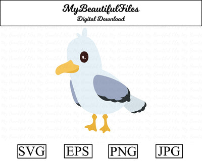 Seagull - Animal SVG MyBeautifulFiles 