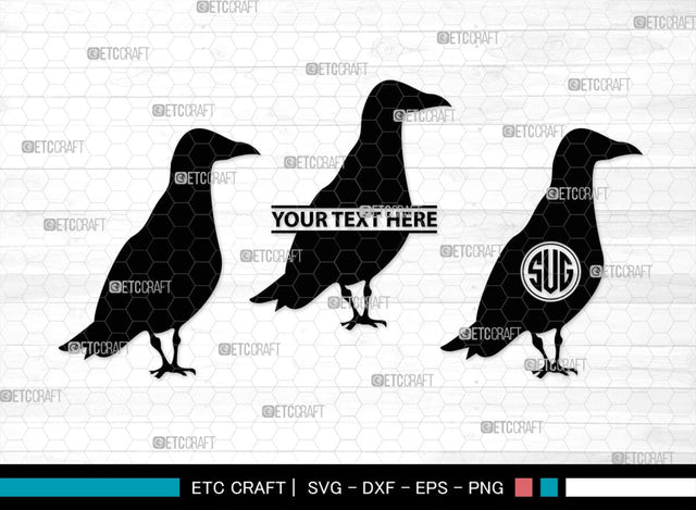 Seagull Monogram, Seagull Silhouette, Seagull SVG, Seagull Bird Svg, Seagull Wings Svg, Flying Seagull Svg, Bird Flying Svg, SB00314 SVG ETC Craft 