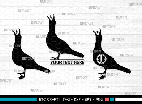 Seagull Monogram, Seagull Silhouette, Seagull SVG, Seagull Bird Svg, Seagull Wings Svg, Flying Seagull Svg, Bird Flying Svg, SB00314 SVG ETC Craft 