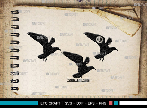 Seagull Monogram, Seagull Silhouette, Seagull SVG, Seagull Bird Svg, Seagull Wings Svg, Flying Seagull Svg, Bird Flying Svg, SB00314 SVG ETC Craft 