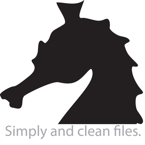 Seahorse animal SVG TribaliumArtSF 