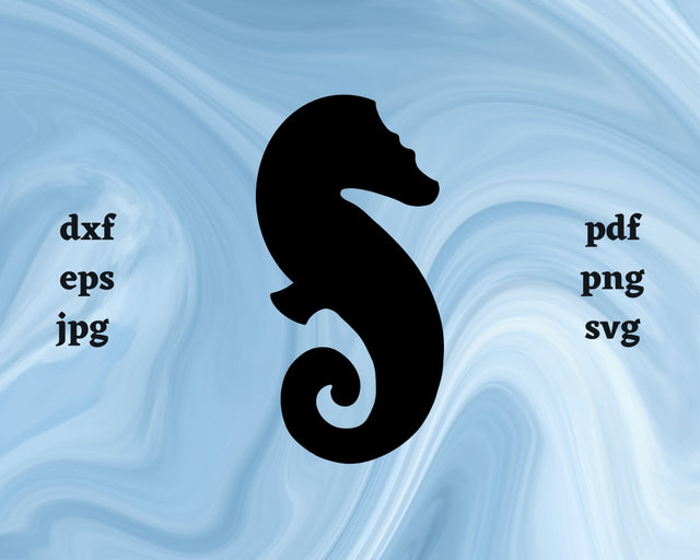 Seahorse SVG Cut File SVG Northern Light SVG 
