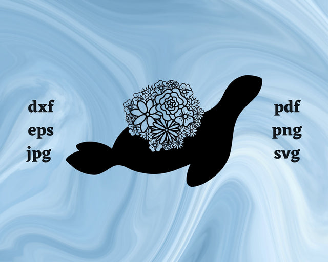 Seal Mandala SVG Cut File SVG Northern Light SVG 