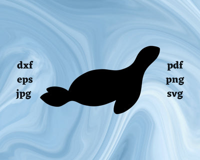 Seal SVG Cut File SVG Northern Light SVG 