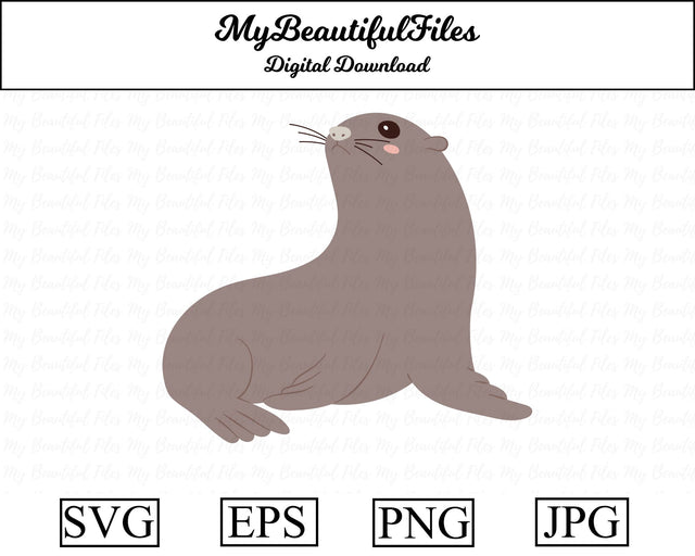 Sealion - Animal SVG MyBeautifulFiles 