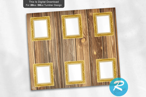 Seamless Add Photo Tumbler 20 oz / 30 oz Tumbler PNG Sublimation Regulrcrative 