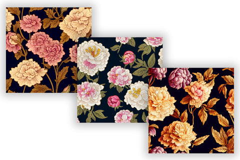 seamless floral background with flowers, seamless pattern, seamless background Digital Pattern FloridPrintables 