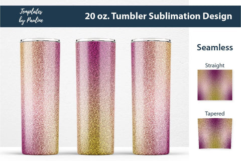 Seamless Maroon Olive Glitter Ombre Sublimation Tumbler Wrap Sublimation Templates by Pauline 