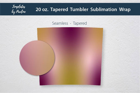 Seamless Maroon Olive Ombre Sublimation Tumbler Wrap Sublimation Templates by Pauline 