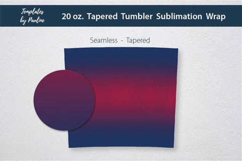 Seamless Patriotic Navy Red Ombre Sublimation Tumbler Wrap Sublimation Templates by Pauline 
