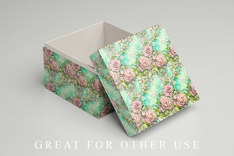 Seamless pattern flower plant illustration Digital Pattern artnoy 