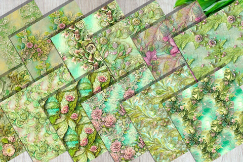 Seamless pattern flower plant illustration Digital Pattern artnoy 