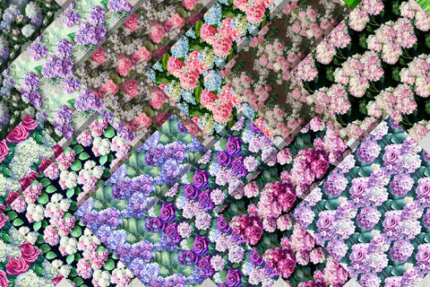 Seamless pattern flower plant illustration Digital Pattern artnoy 