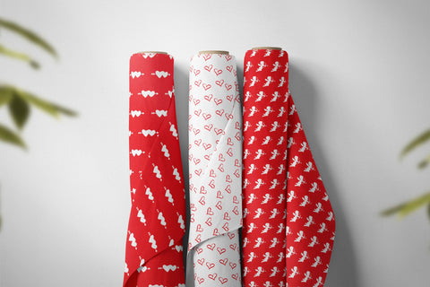 Seamless Valentine's Day Digital Paper Digital Pattern TheCrafterDepot 