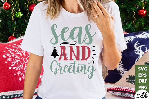 Seas and greeting SVG SVG akazaddesign 