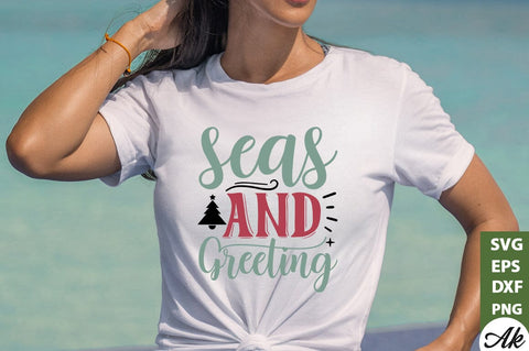 Seas and greeting SVG SVG akazaddesign 