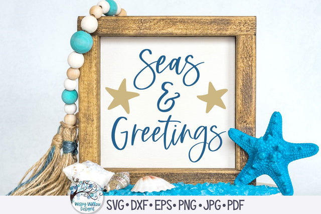 Seas & Greetings SVG SVG Wispy Willow Designs 