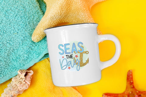 Seas the Day | Beach Sublimation Design Sublimation CraftLabSVG 