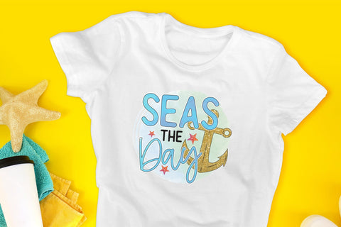 Seas the Day | Beach Sublimation Design Sublimation CraftLabSVG 