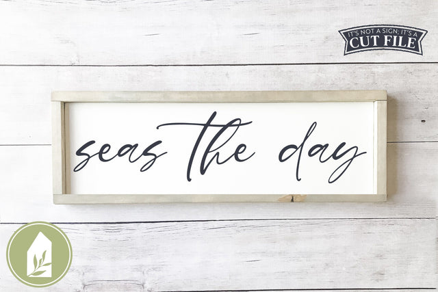 Seas the Day SVG | Beach House Sign | Summer SVG SVG LilleJuniper 