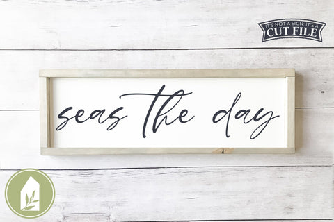 Seas the Day SVG | Beach House Sign | Summer SVG SVG LilleJuniper 