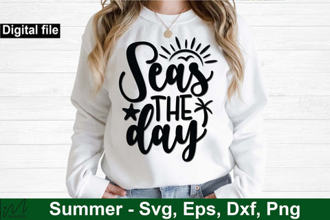 Seas the day svg,Summer svg, Summer t shirt svg, Vacation Svg, Ocean Svg Svg, Beach Svg, Beach t shirt svg, Summer mug svg, Beach time svg, Summer vibes svg, Hello summer svg, Lake time SVG Isabella Machell 
