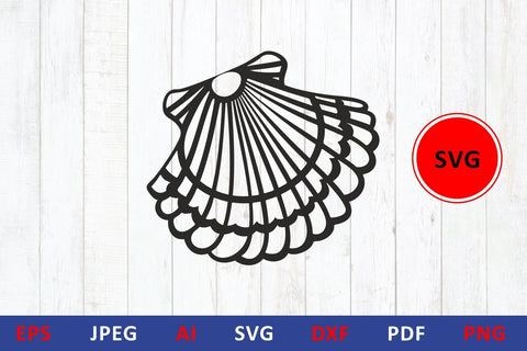 Seashell svg icon clipart SVG Zoya Miller 