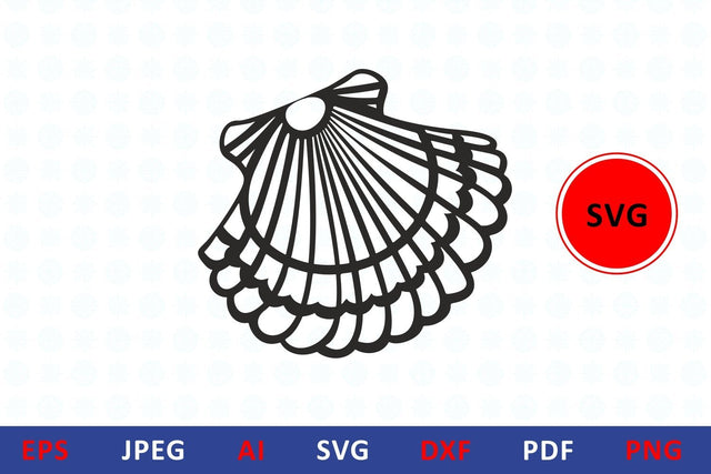 Seashell svg icon clipart SVG Zoya Miller 