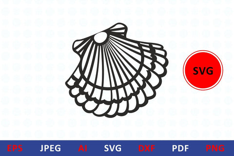 Seashell svg icon clipart SVG Zoya Miller 