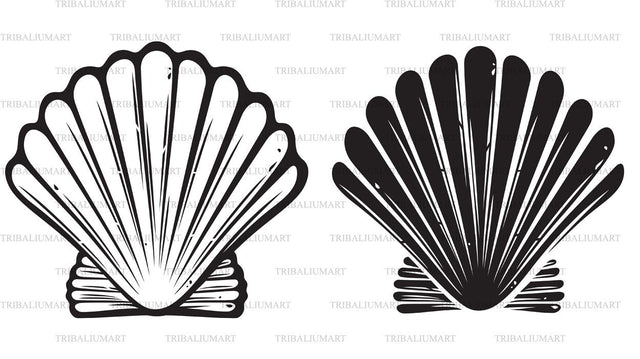 Seashell SVG TribaliumArtSF 