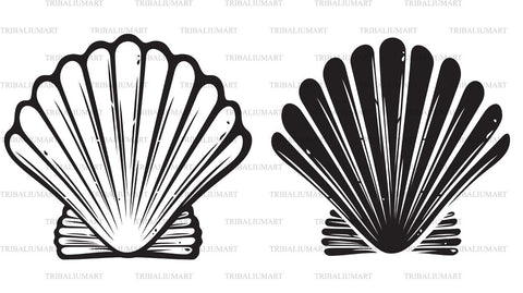 Seashell SVG TribaliumArtSF 