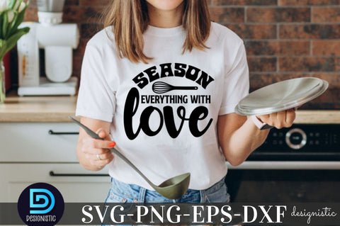 season everything with love, Kitchen Monogram SVG SVG DESIGNISTIC 
