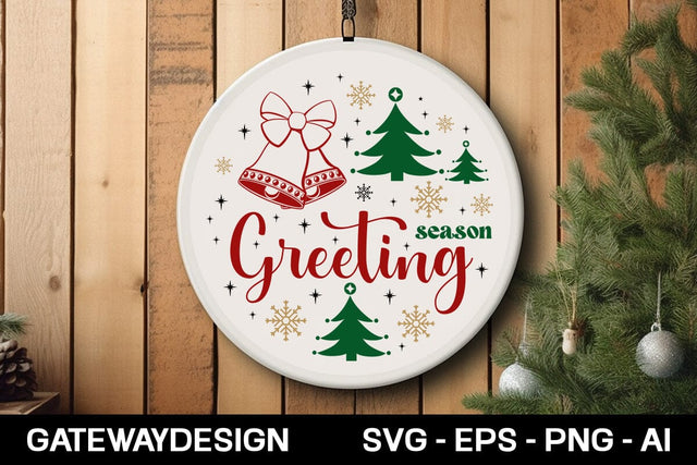 Season Greeting Svg Design SVG designmaster24 