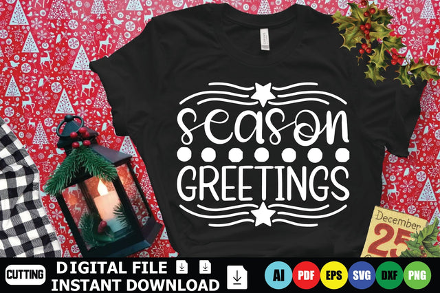 Season Greetings SVG Shahin alam 