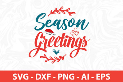 Season Greetings SVG SVG nirmal108roy 
