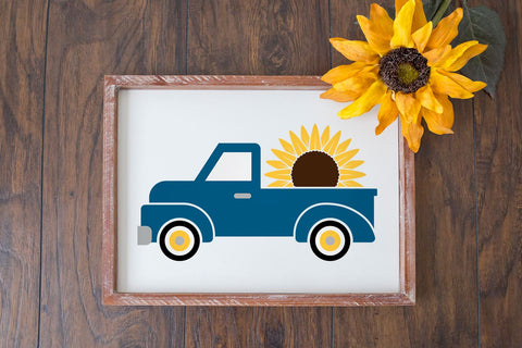 Seasonal Vintage Truck SVG File Bundle SVG Risa Rocks It 